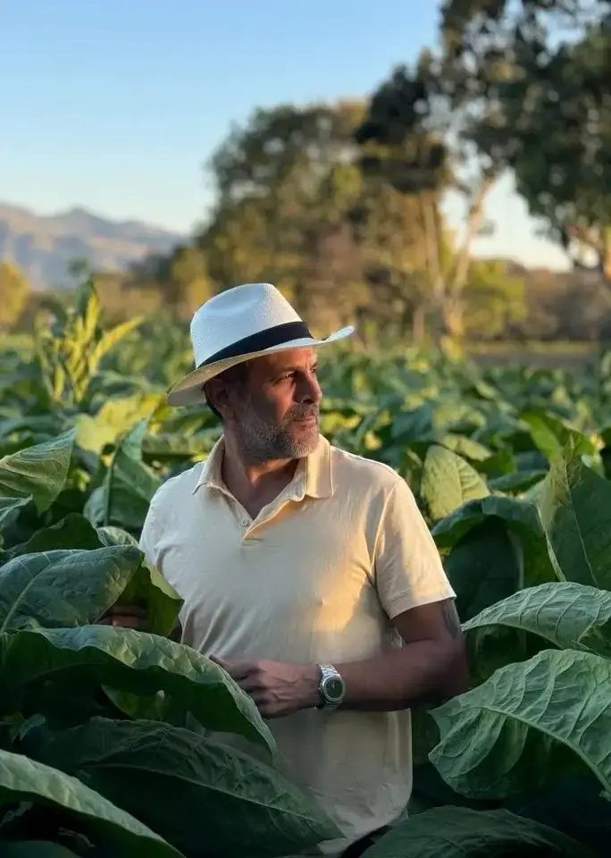 Iván Gancedo in the Jalapa fields